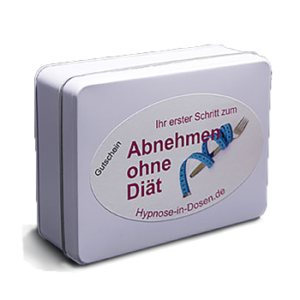 Hypnose in Dosen - Gutschein Abnehmen
